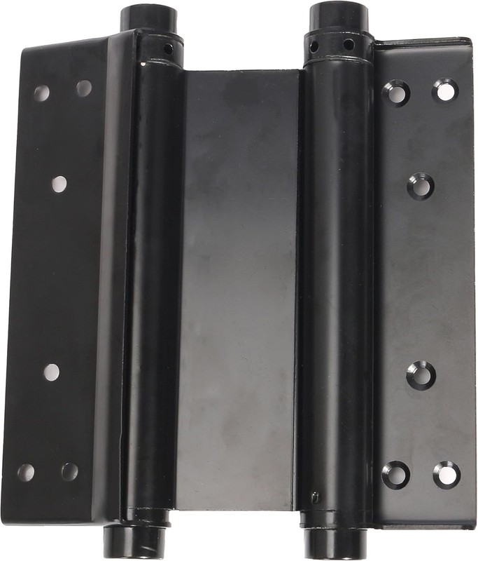 NEW 8in Double Action Spring Hinges Self Closing Door Stainless Steel Pair gallery