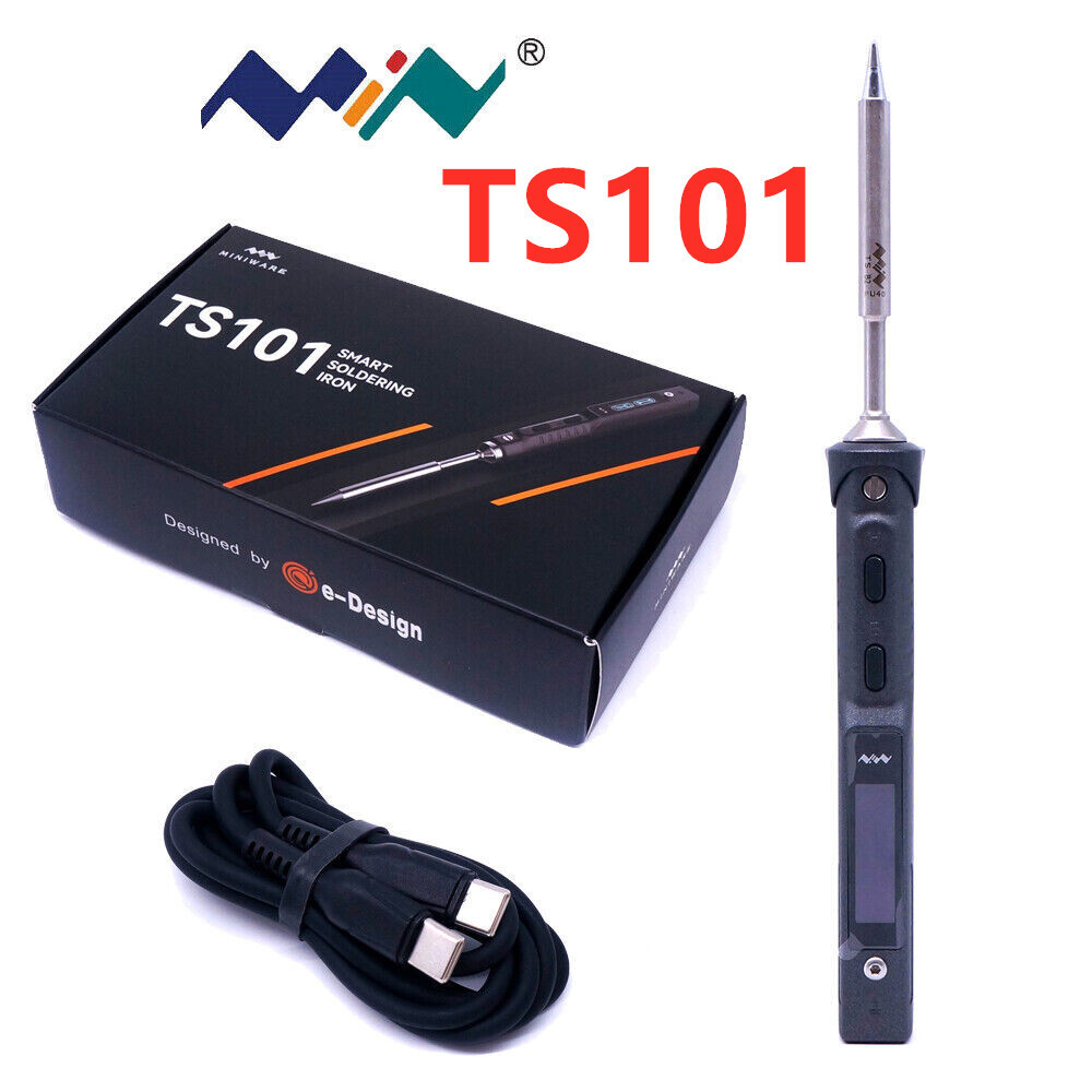 TS101 Miniware Portable Digital OLED Soldering Iron Kit PR-B2 Tip Interface gallery