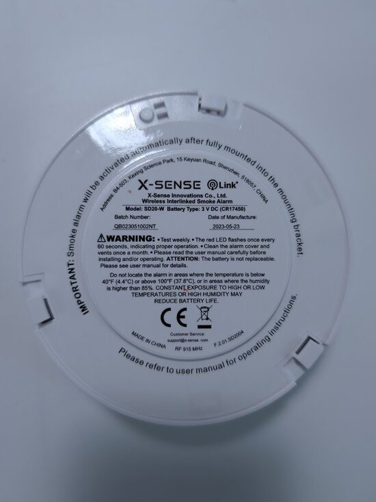 X-sense SD20-W Wireless Interconnected Smoke Alarms - Set of 6 - New Open Box gallery