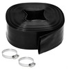 Heavy Duty Pool Backwash Hose 2 in x 50 ft PVC Black Gonioa inches gallery