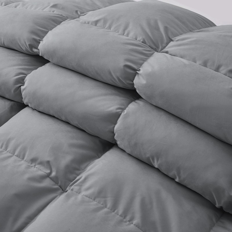 Cozy Fluffy Extra Winter Warm Down Bed Blanket Gusseted, King or Queen Comforter gallery