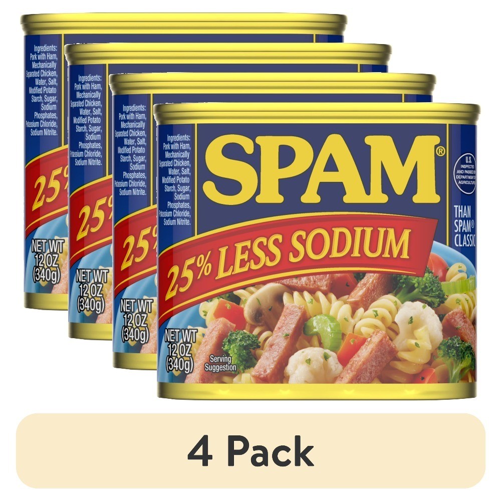 (4 pack) 25% Less Sodium, Canned Meats, 7 Grams of Protein, Shelf-Stable, 12 oz gallery