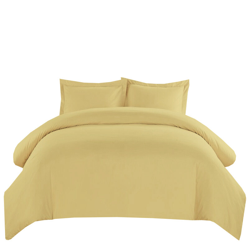 Wrinkle-Free Cotton Blend 600 Thread Count Duvet Cover Set (Full/Queen) gallery
