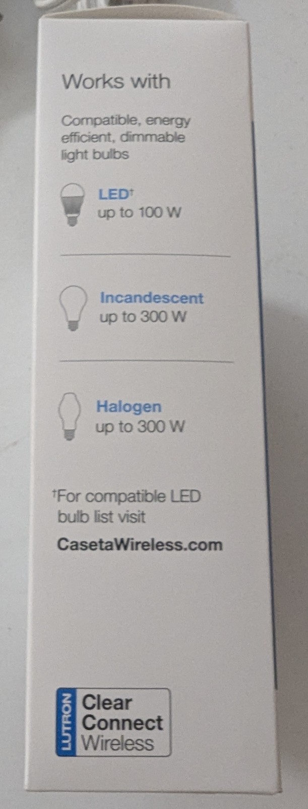 Lutron Caseta Wireless Smart Dimmer Switch & Remote for Table Lamps P-PKG1P-WH-R gallery