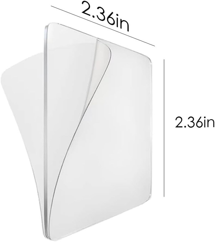 10Pcs Wall Mounted Replacement Sticky Pads for Kitchen Bathroom Shower Caddy... gallery