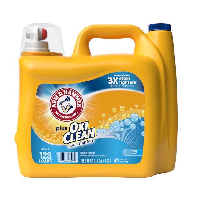 Arm & Hammer Fresh Scent HE Laundry Detergent 128 Loads 166.5 -fl oz gallery