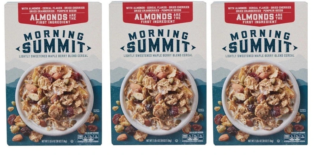 3 Packs General Mills Morning Summit Cereal 38 oz Each Pack, Total 7lb 12.5oz gallery
