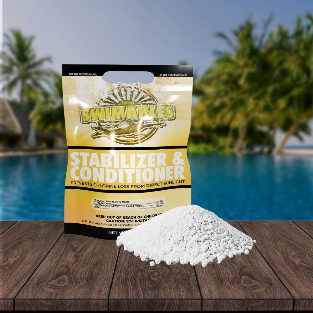 Pool Stabilizer and Conditioner for Swimming Pools/Spa | 99% Cyanuric Acid 8 Lbs gallery