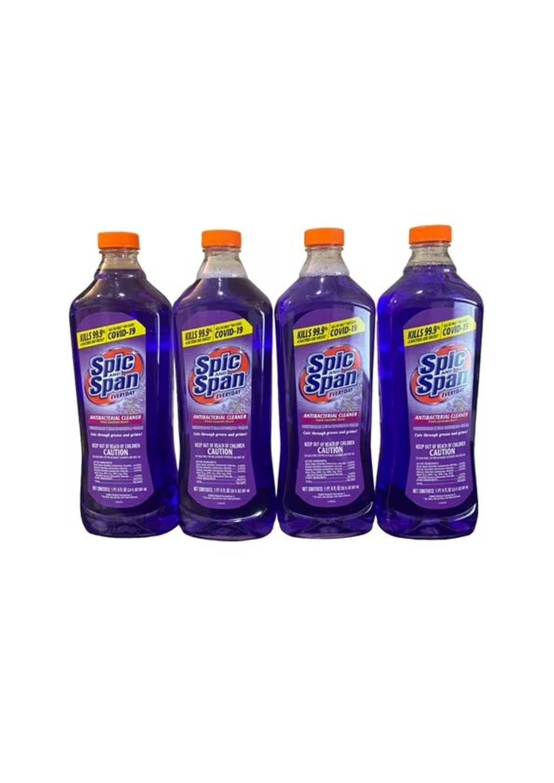 Spic and Span Fresh Lavender Scent Antibacterial Cleaner Refills , 20 oz. 4 PACK gallery