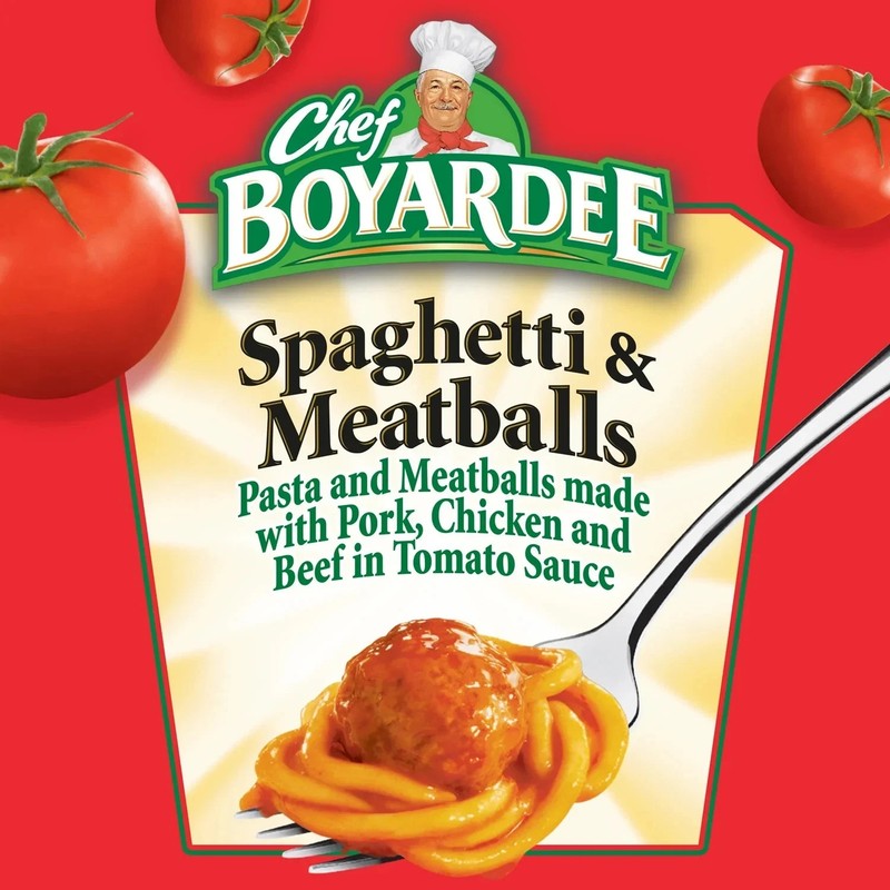 Chef Boyardee Spaghetti & meatballs in tomato Sauce, 14.5 oz Can (Pack of 4).... gallery