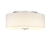 Progress Lighting Inspire Collection 13" Flush mount Light with Linen Shade 17W gallery