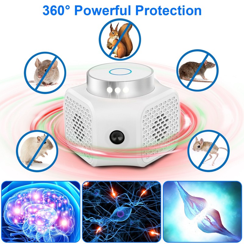 Ultrasonic Pest Repellent For Squirrel Mouse Repeller Rodent Detector Rat Deter gallery