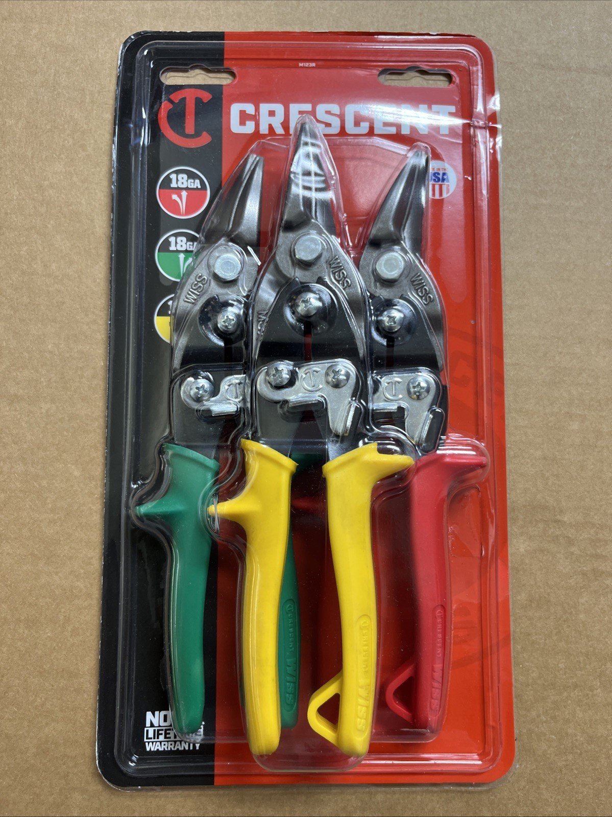 Crescent Wiss Straight, Left, /Right Cut Compound Action Aviation Snip Set(3PCS) gallery