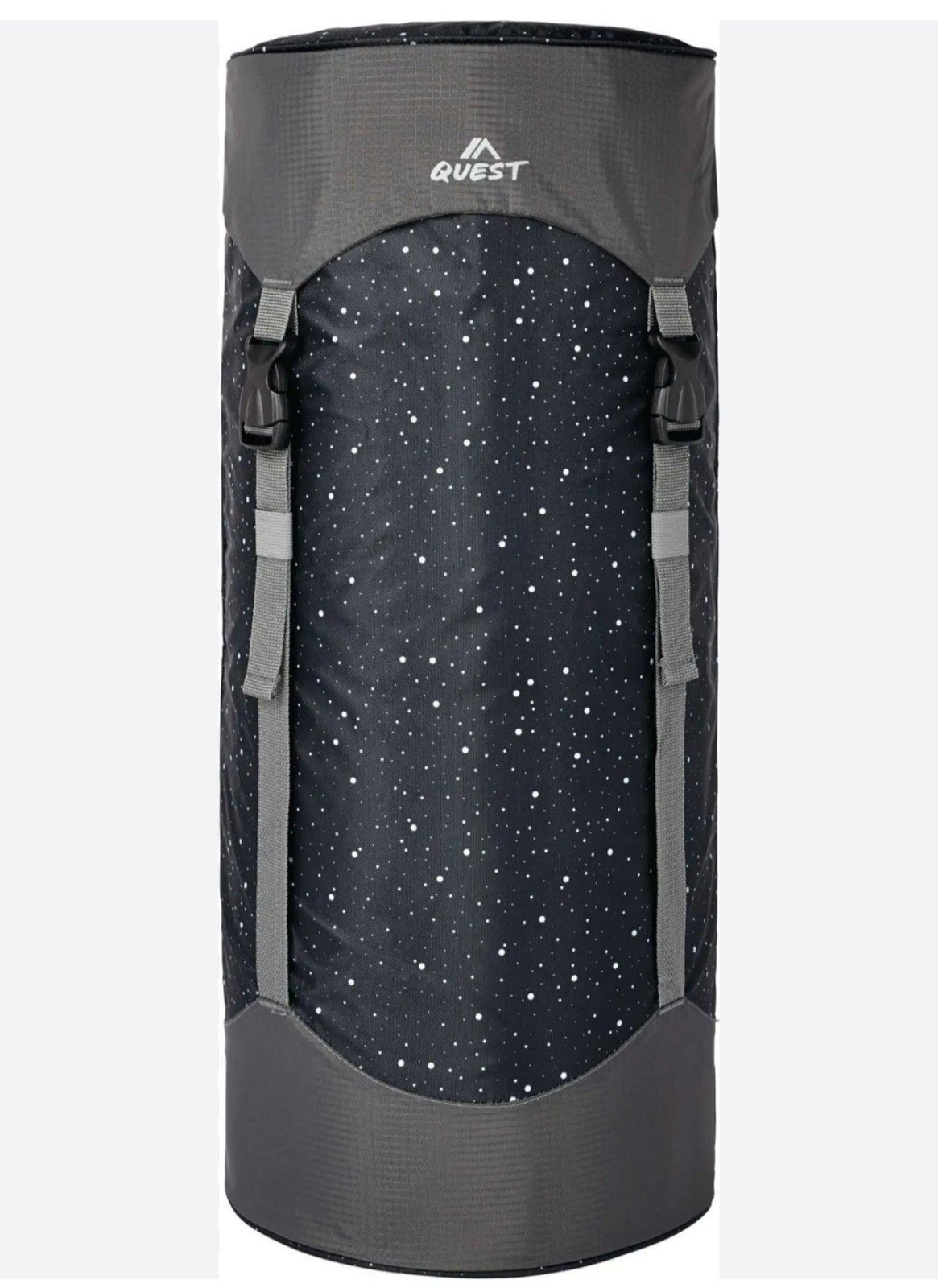 Quest Compression Pack Flip Top Lid 30L Black Gray