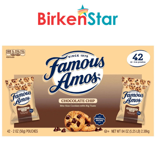 Famous Amos Chocolate Chip Cookies, 2 oz., 42 pk. gallery