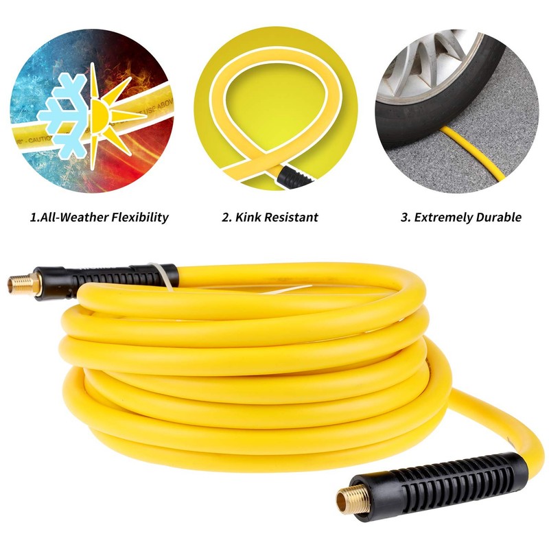 19 Pieces Air Compressor Accessories Kit With 3/8 Inch X 25ft Hybrid Hose 1/4 In gallery