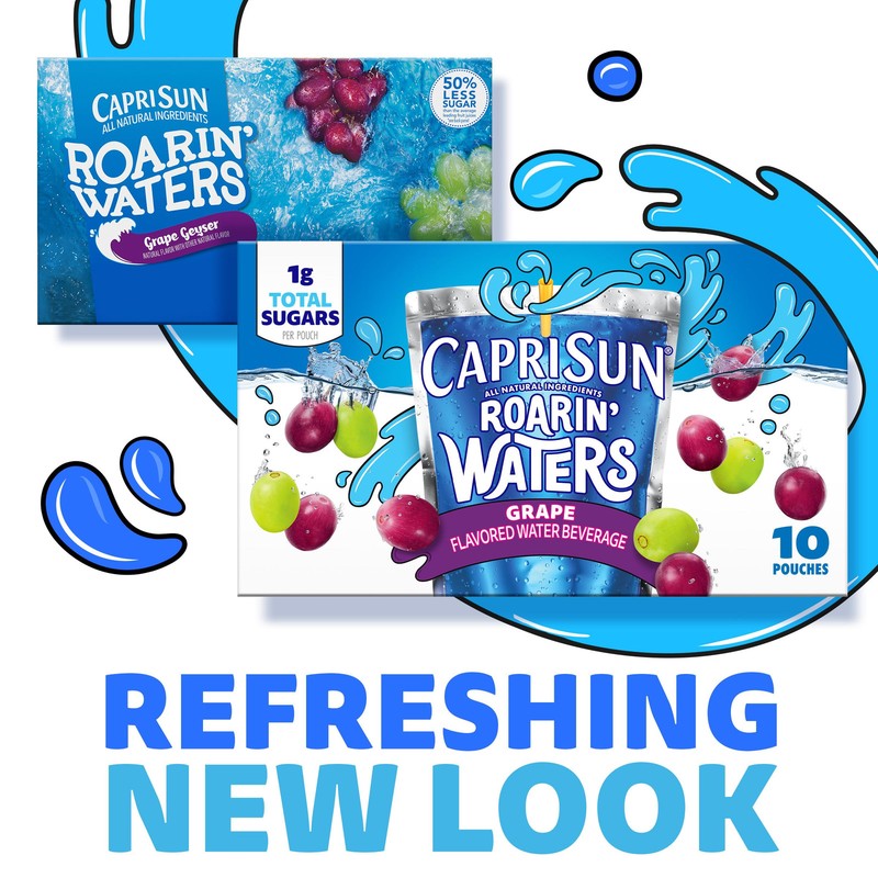 Roarin' Waters Grape Flavored with other natural flavors Water Beverage, 40 c... gallery
