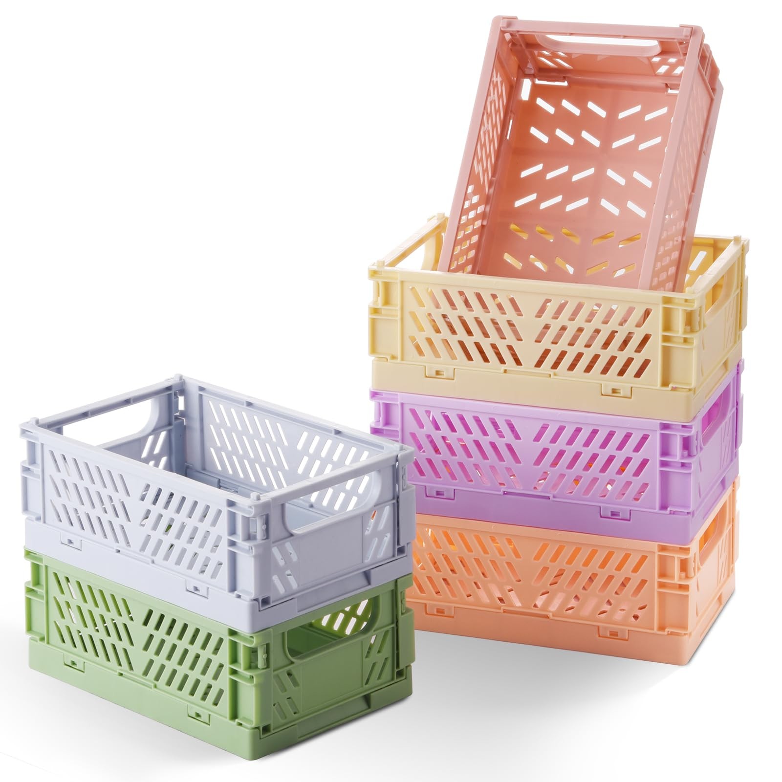 Small: 5.9"x 3.8" x 2.2", Yellow, Orange, Purple, Cherry Pink, Light Blue, Green gallery