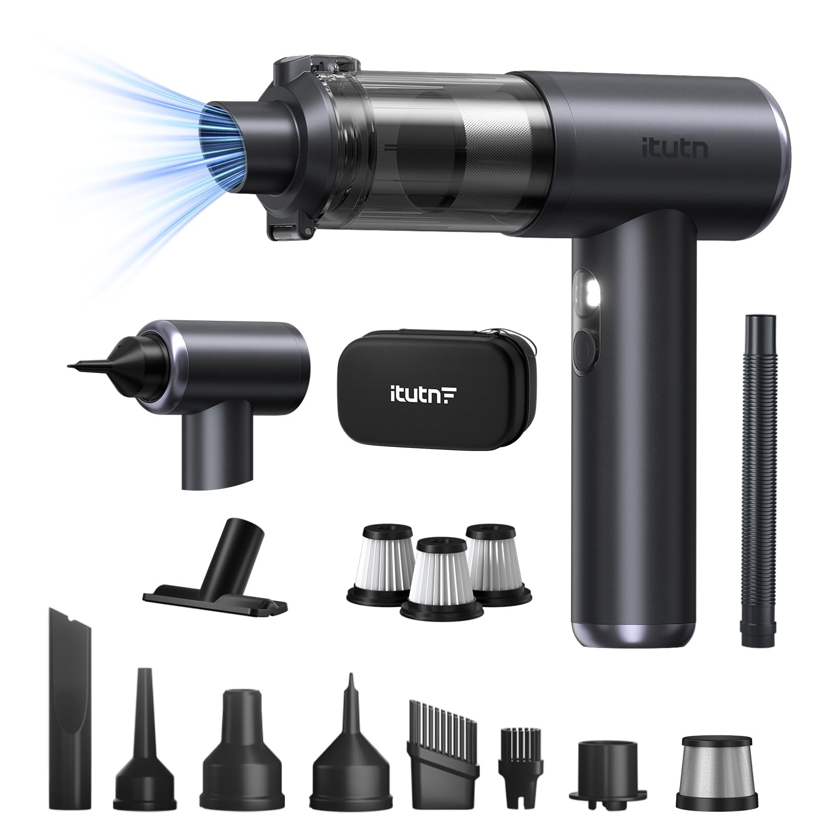 Mini Car Vacuum Portable Cordless, 20000PA Powerful Suction,7800mAh,High Powe... gallery
