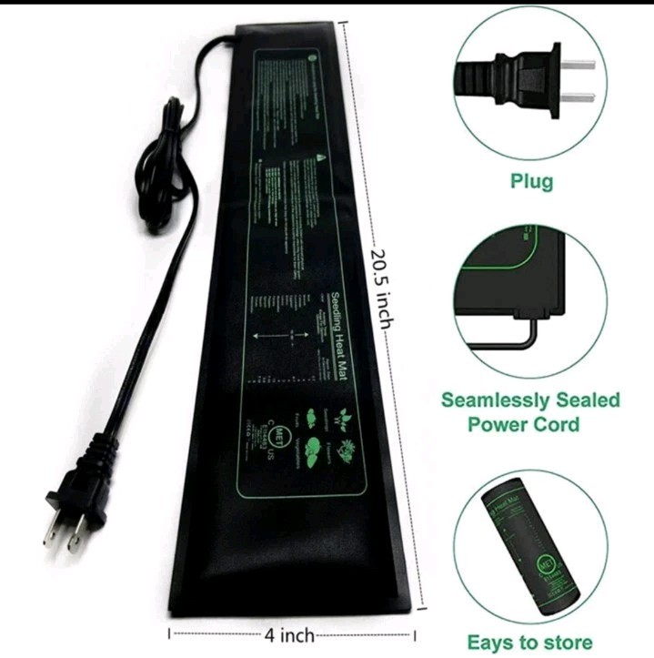 WATERPROOF SEEDLING HEAT MAT SEED STARTER PAD GERMINATION PROPAGATION PLANTS gallery
