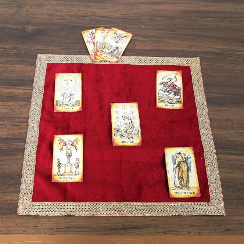 Small Solid Color Velvet Cloth for Multipurpose Use (Red) gallery