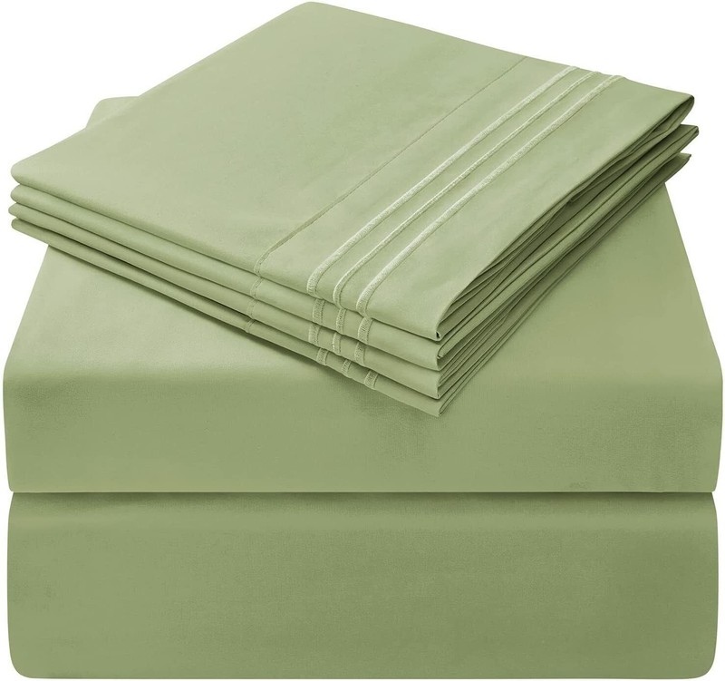 Top Split King Sheet 4 pc set For Sleep Number Bed 1900 Count Deep Pocket gallery