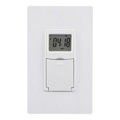 In-Wall Digital Light Timer Switch, 7 Day Programmable, for Lights, Fans & Motor
