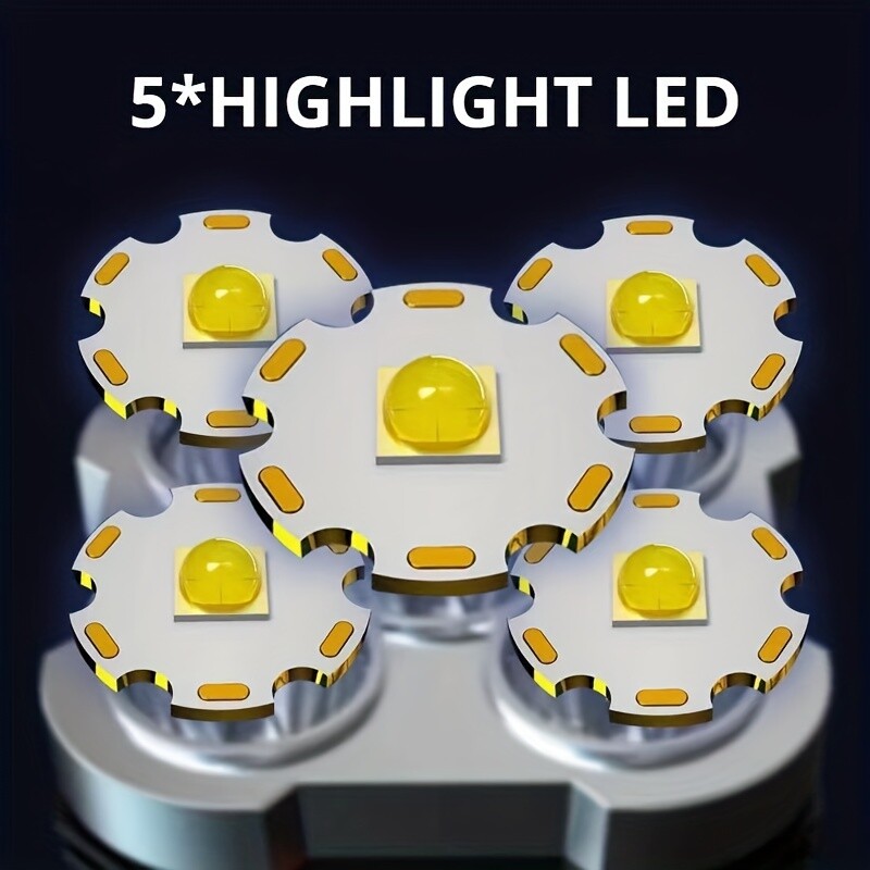 Super Bright LED Torch Flashlight+USB Rechargeable Tactical Camping Outdoor Lamp gallery