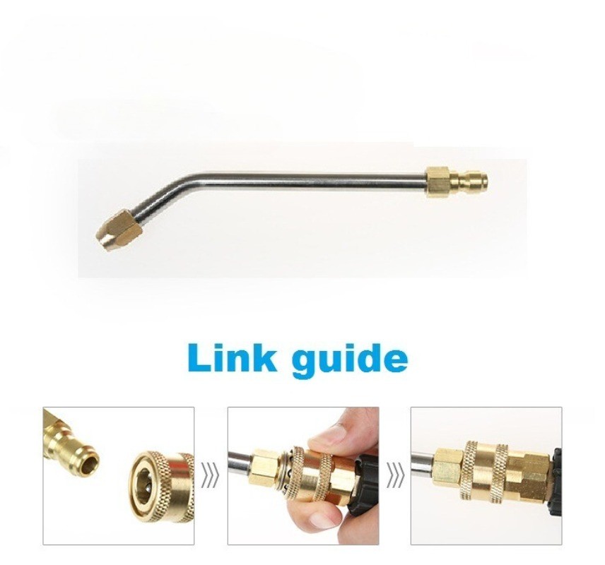 1/4" Quick Connect 9 inch Car Wash Pressure Washer Extension Nozzle Tip Jet gallery