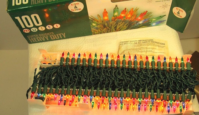 2 String Sets ~ Each 43 Ft w/ 100 Superbright Multi Christmas Lights TRIM-A-HOME gallery