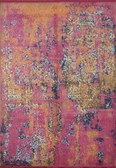 Artistic Multicolor Abstract Area Rug 6×9 Ft Geometric Oriental Turkish Carpet
