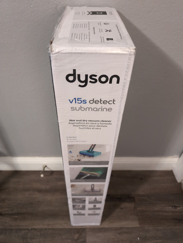 Dyson V15s Detect Submarine Mop Cordless Vacuum Wet & Dry Cleaner Yellow/Nickel gallery