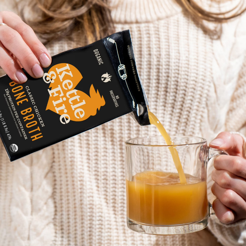 Kettle & Fire Chicken Bone Broth, 16.9oz... gallery