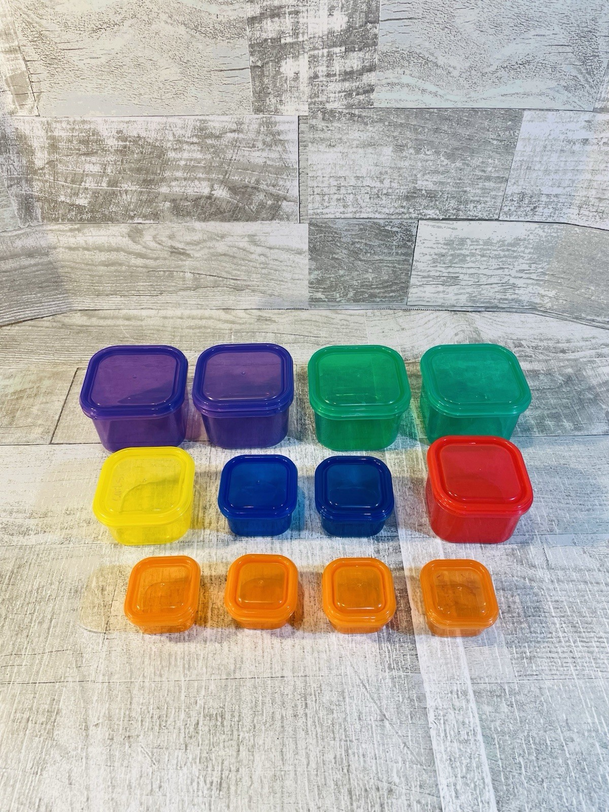 Set Of 12 Portion Control Containers Weight Loss Food Plan Diet Various Sizes gallery