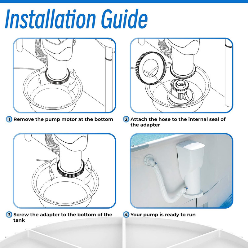 Replacement Conversion Kit for Summer Waves Skimmer Pump Systems gallery