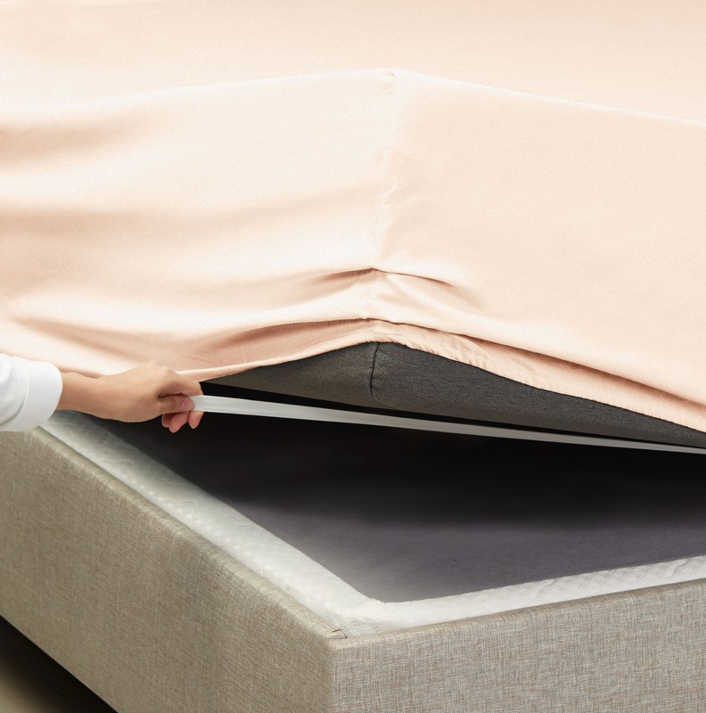 Extra Deep Pocket Fitted Sheet, Soft Microfiber 110 GSM Sheet with Corner Straps gallery
