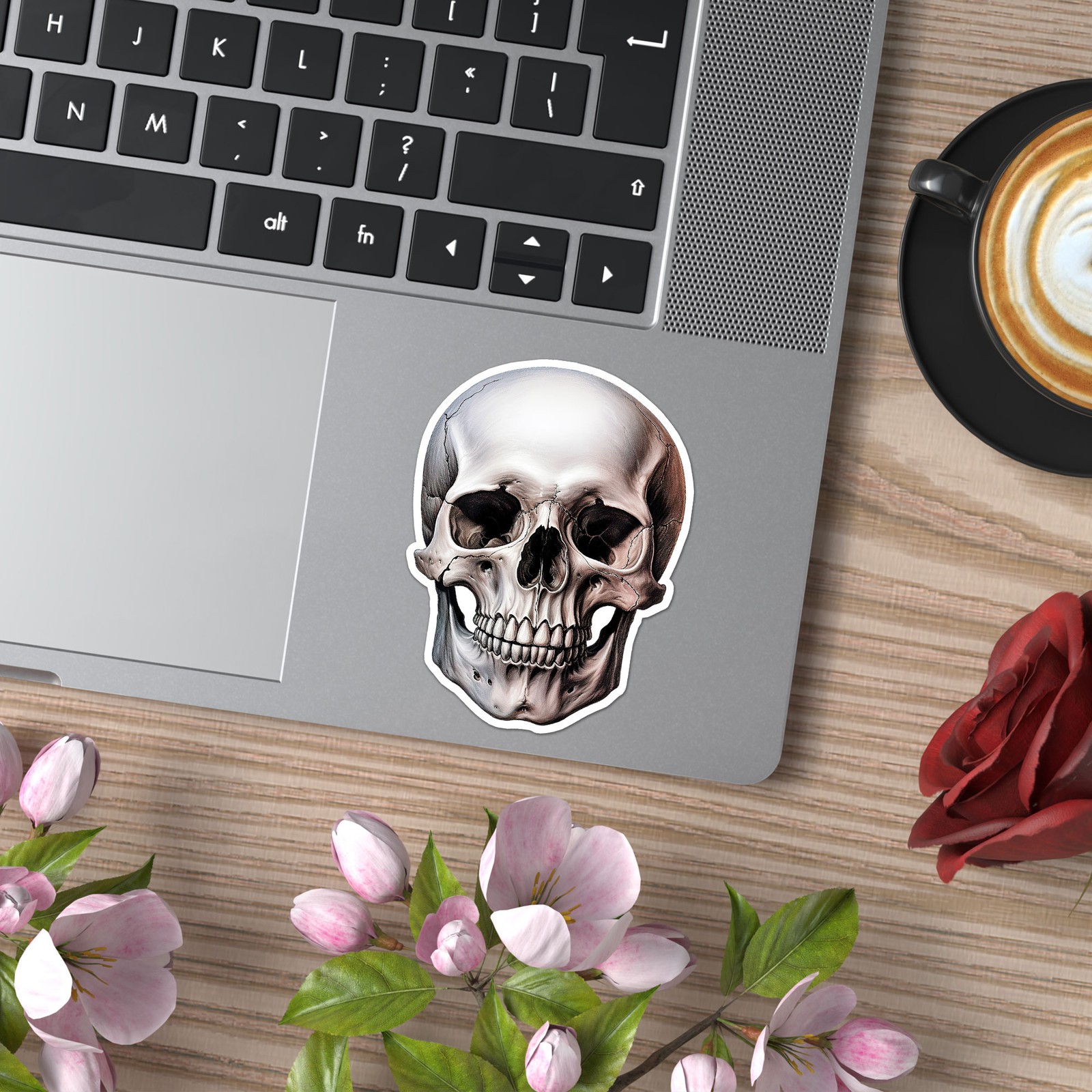 Human Skull - Vinyl Decal Sticker - Car Window Laptop - ebn9717 gallery