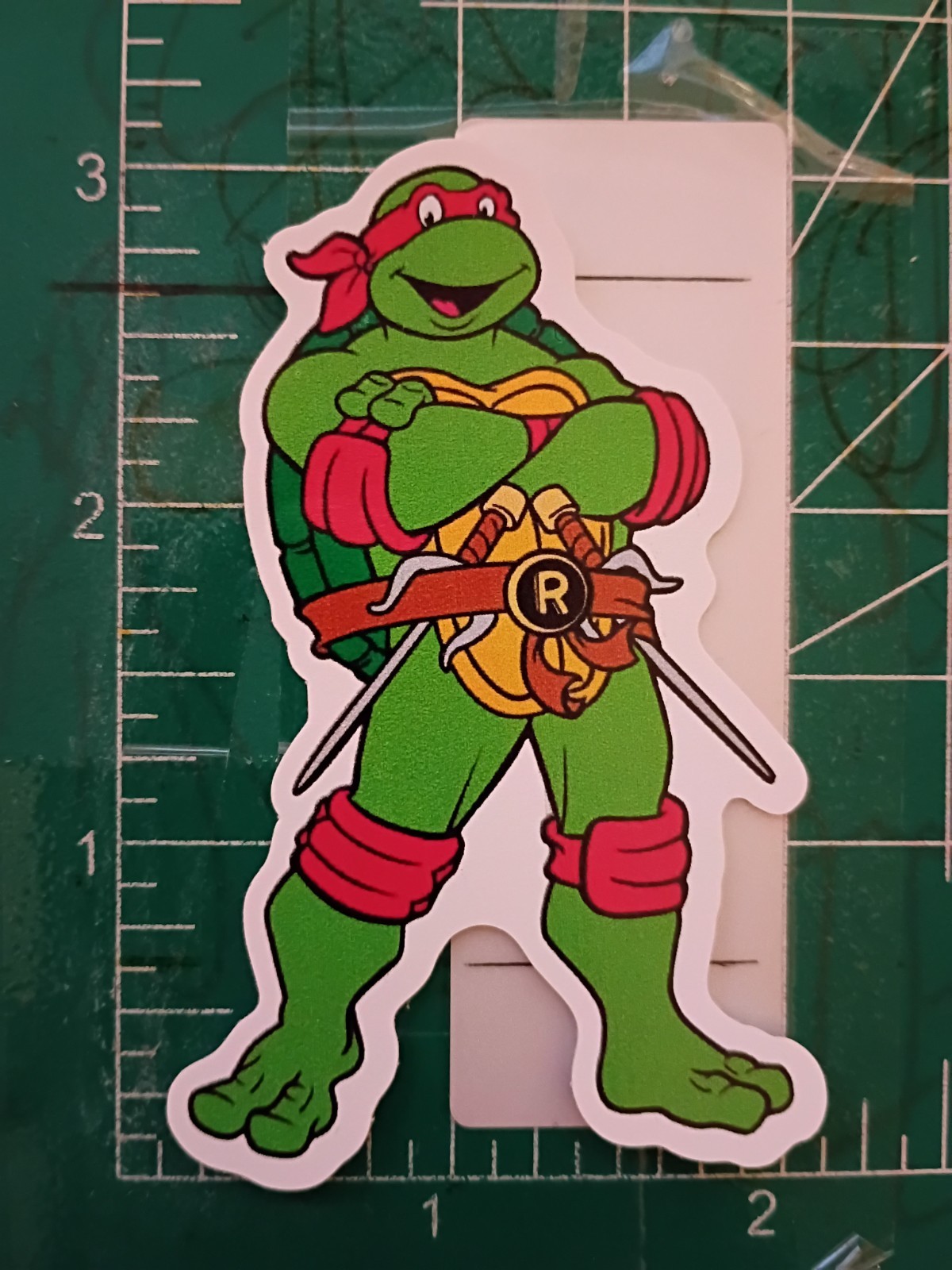 TMNT STICKER X RAPHAEL STICKER X VYNIL HIGH GLOSS DIECUT STICKER X 3X2 INCH STIC gallery