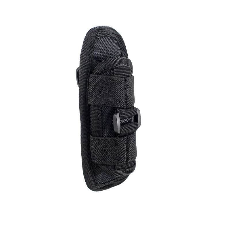 Tactical Flashlight Pouch Holster Torch 360 Degrees Rotatable Light Holder gallery