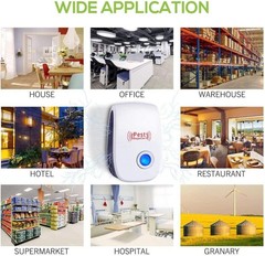 Plug-in Pest Repellers (6): Deter Mosquitoes, Rodents, Bed Bugs Indoors