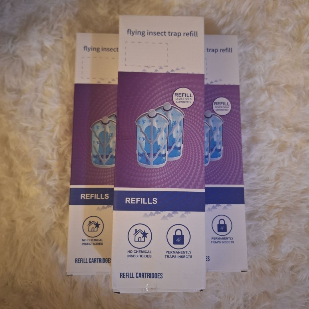Flying Insect Trap Refill Cartridges Set of 3 Boxes Unopened Sealed Generic Camp gallery
