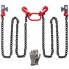 G80 Shipping Container Loading Chain 1/2" x 5', Container Hooks w/ Hot Dip Chain gallery