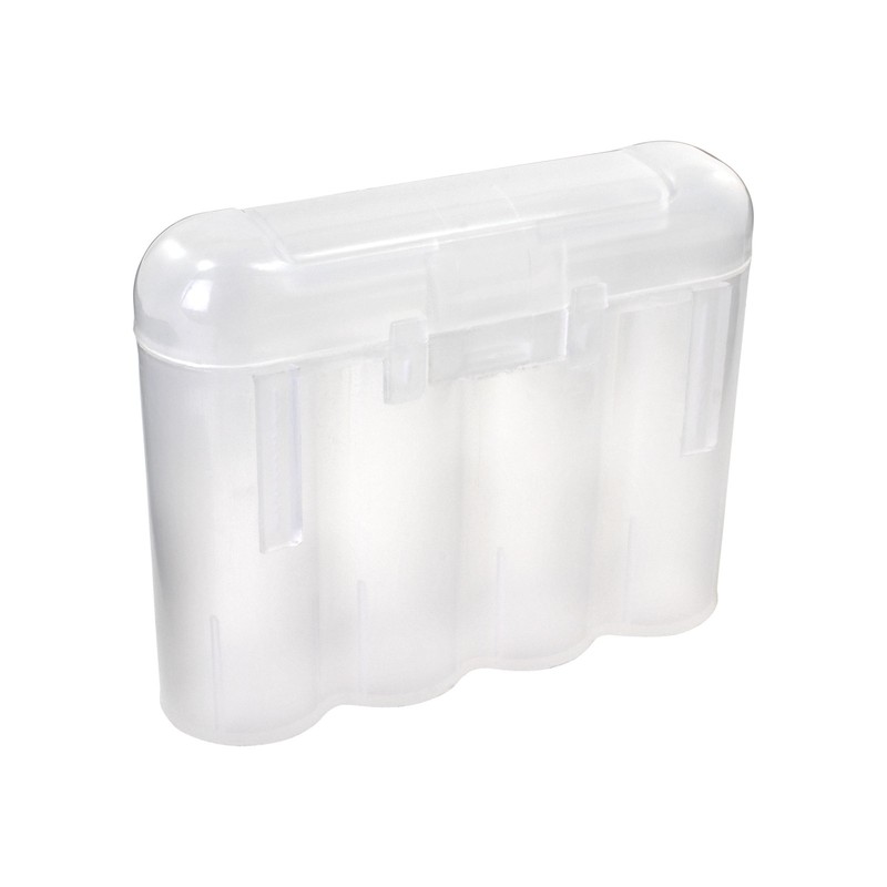 Six (6) EBC Battery AA AAA Clear Plastic Battery Storage Case Holder Box US Ship gallery