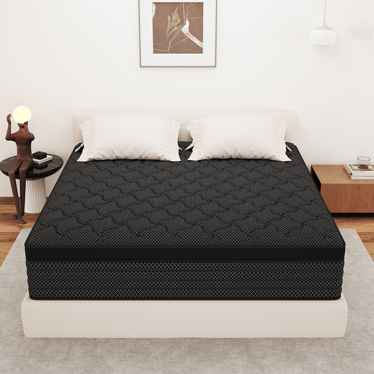12"/14" Hybrid Mattress In a Box Memory Foam Springs Twin Full Queen King Size gallery