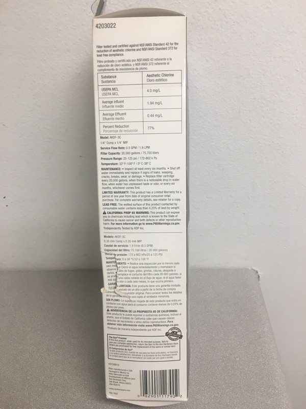 Ice Maker Replacement Filter #43130810 gallery