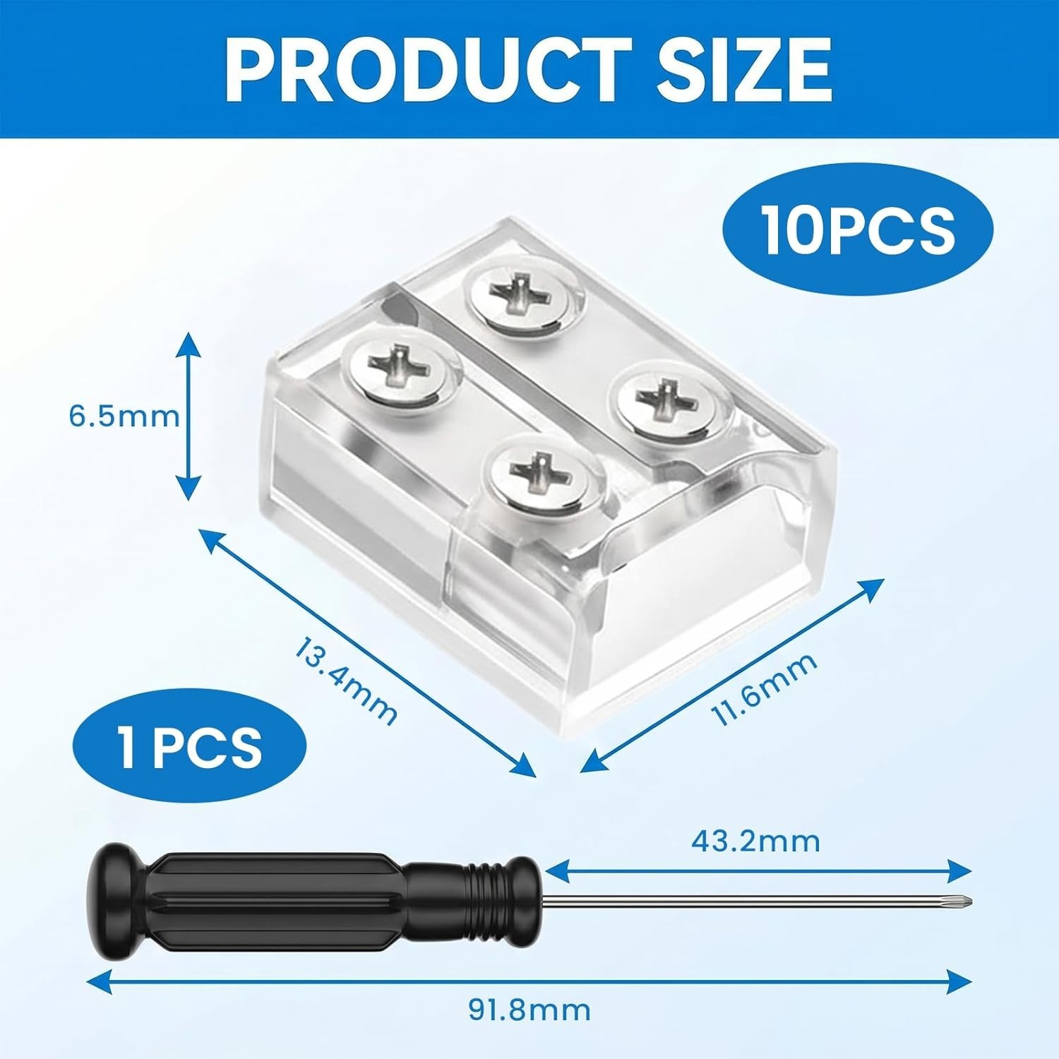 5PCS 2/3/4 Pin Solderless Connector 8Mm 10Mm for Led Strip Single gallery