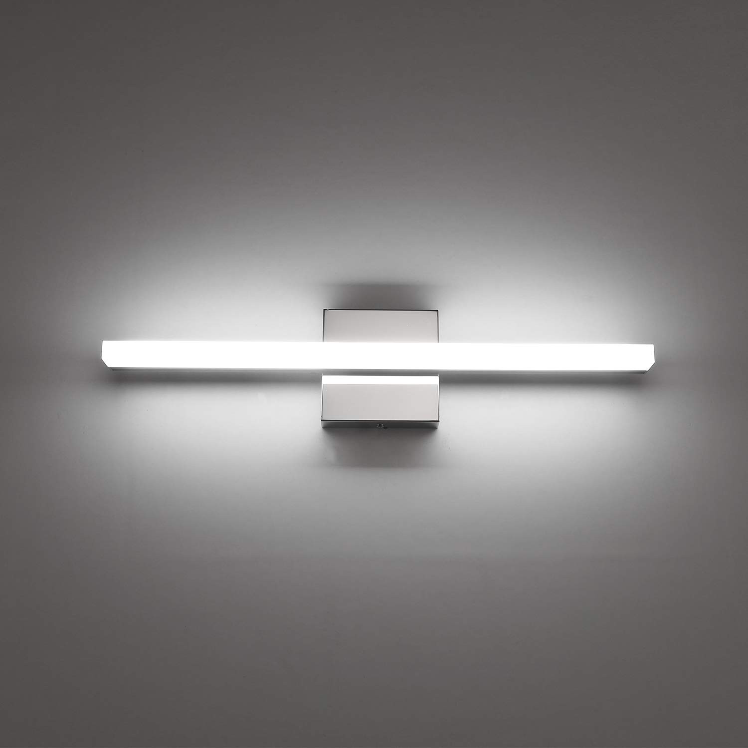 Combuh Modern Bathroom Light Fixtures Over Mirror, 16 Inch IP44 9W Chrome gallery