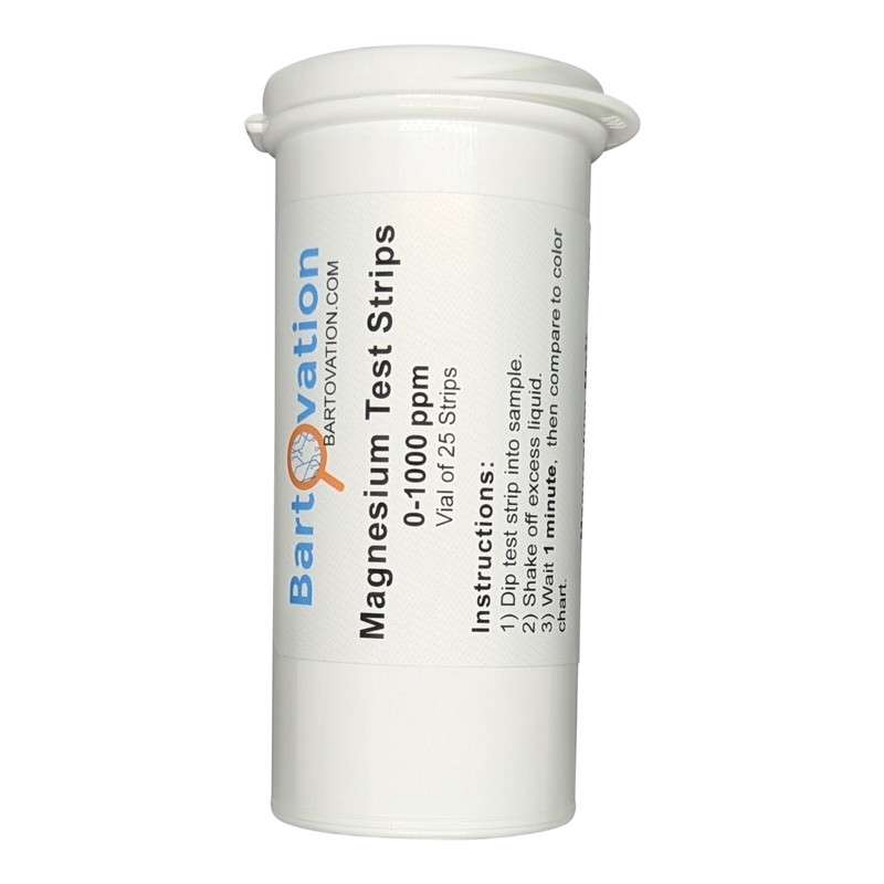 Magnesium Test Stips, 0-1000 ppm [Vial of 25 Strips] gallery