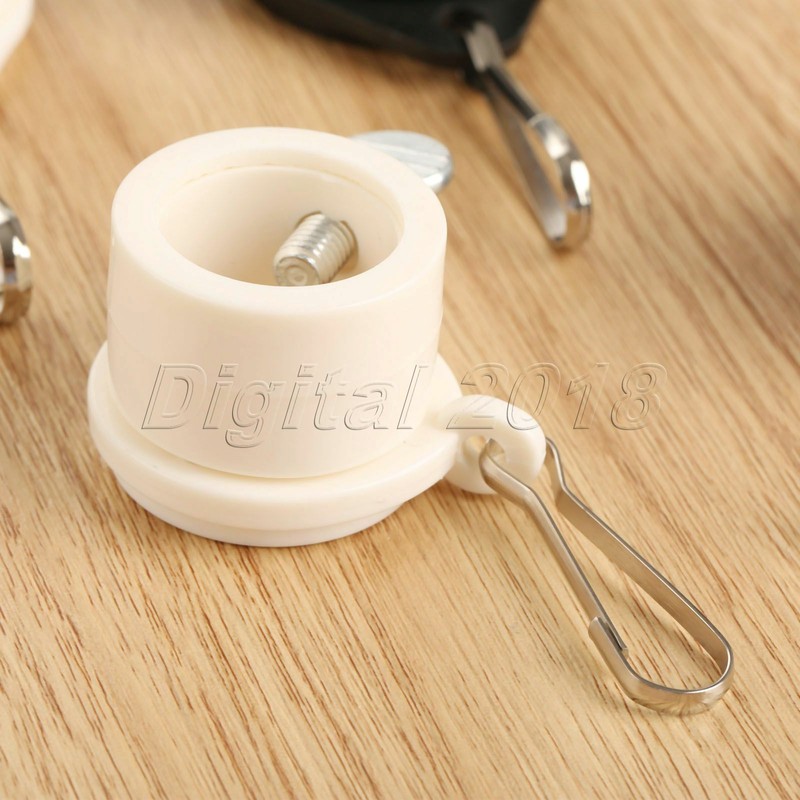 2pcs Flagpole Rotating Flag Pole Mounting Rings Grommet Clip Attachments Rubber gallery
