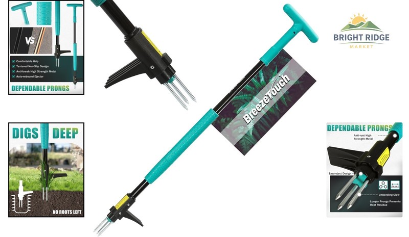 Ergonomic Weed Puller with T-Shaped Handle for Effortless Yard Maintenance gallery